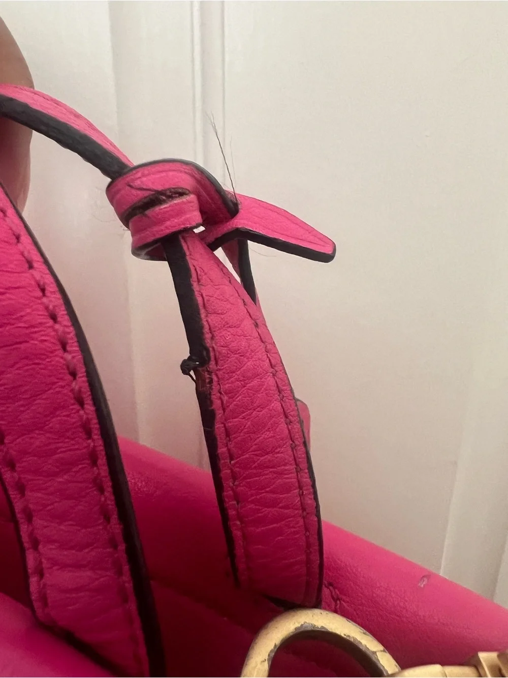 kate spade Saturday Bright Pink Leather Satchel